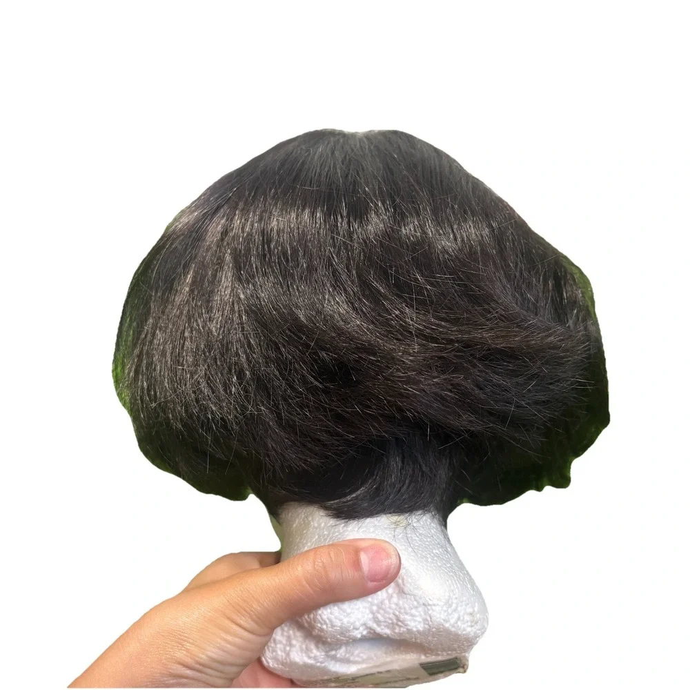 Estetica Designs‎ Short Bob Bangs Women's Black Wig 100% Modacrylic Straight